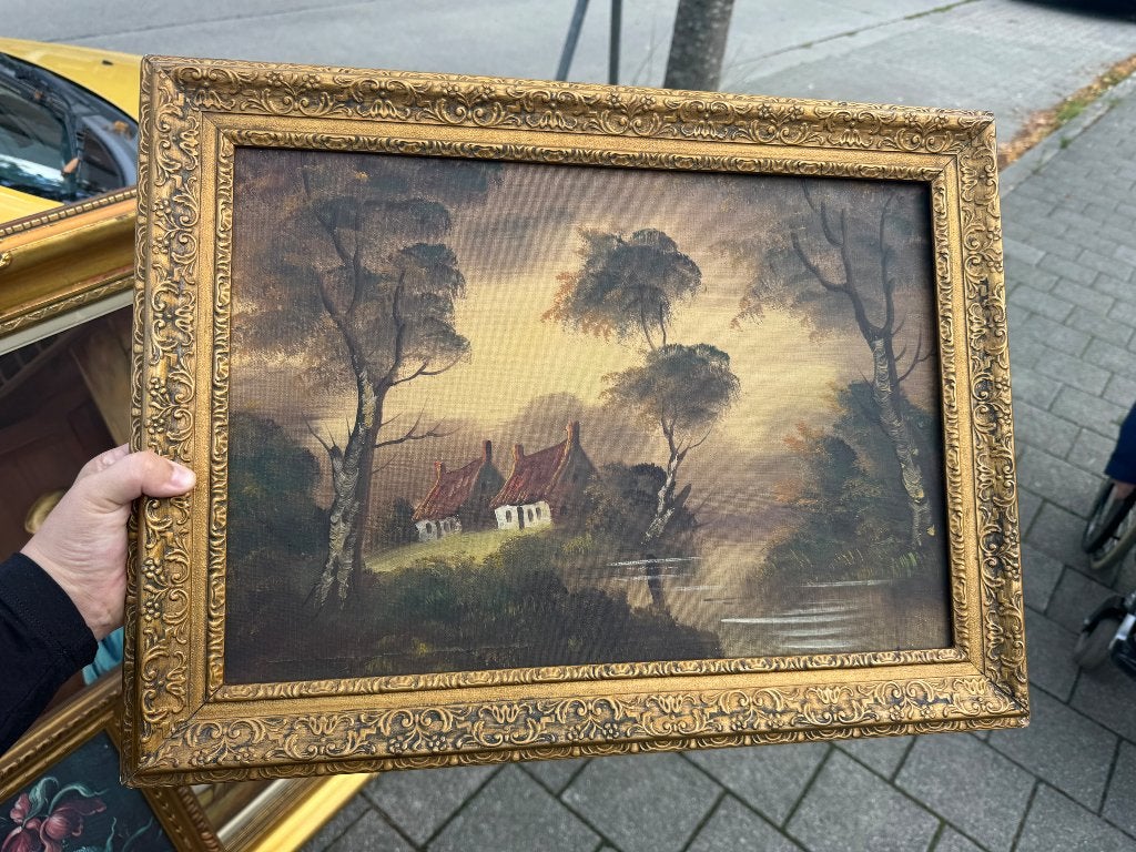 Schilderij, Antiquités & Art, Art | Peinture | Classique, Autres techniques, Paysage, Enlèvement, Autres styles