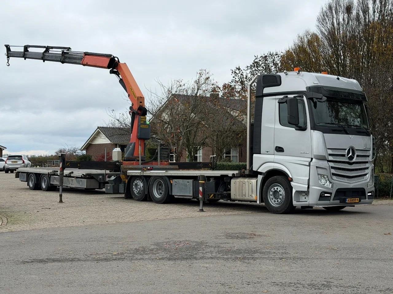 Mercedes-Benz Actros 2640 PALFINGER 34TM GRUE/GRUE ! TÉLÉC, Argent ou Gris, Achat, Euro 6, Entreprise
