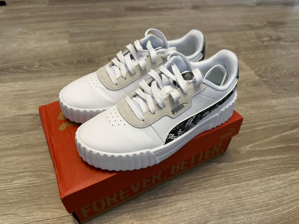 Basket puma Carina 3.0 Snake Chic, Neuf, Enlèvement ou Envoi, Sneakers et Baskets, Blanc