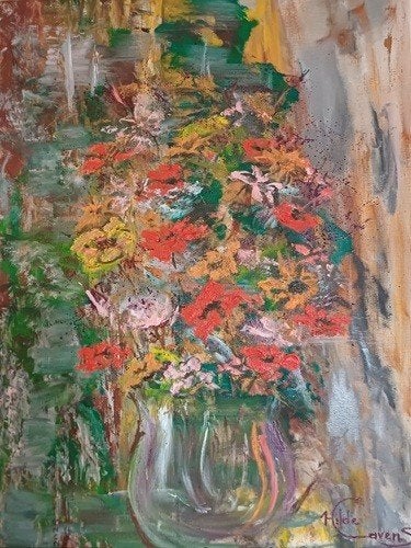 Kunsthandel Gennep - "Boeket", Antiquités & Art, Art | Peinture | Moderne, Enlèvement ou Envoi, Peint à la main, Peinture à l'huile