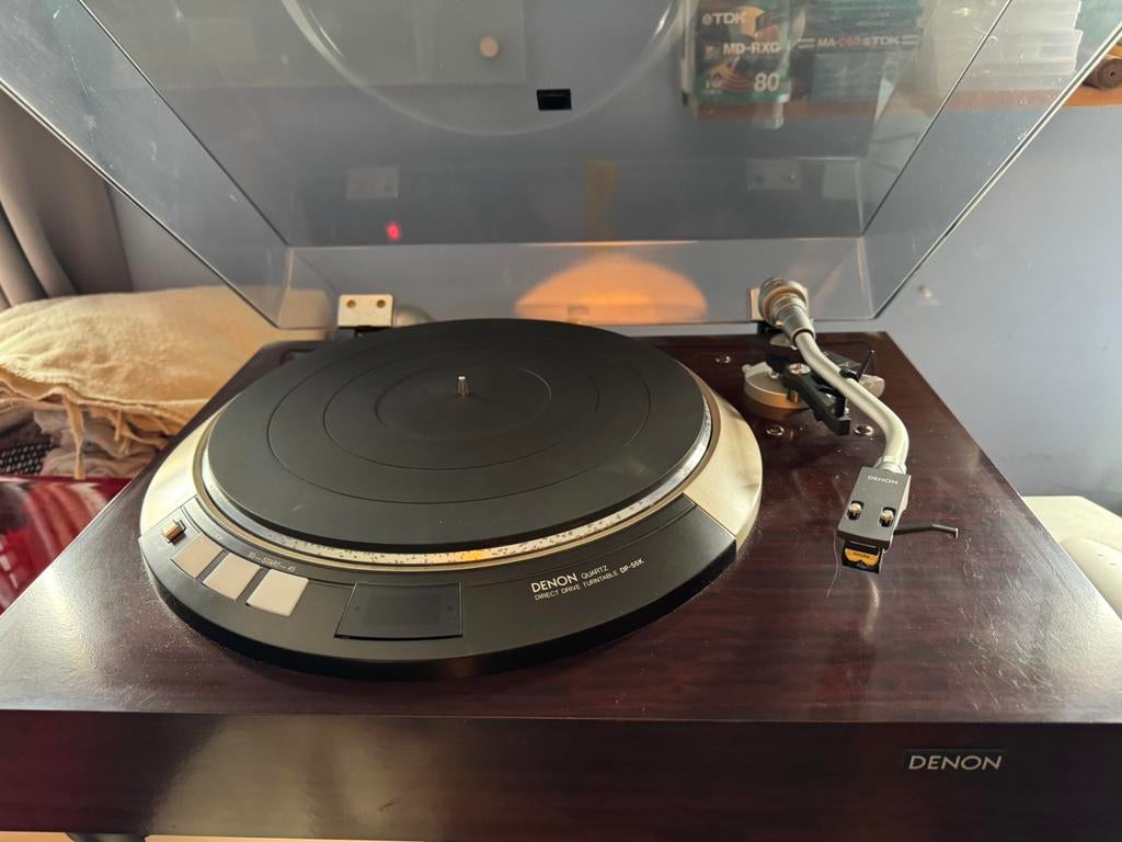 Platine high end Denon dp55K + bras da309 + Shure, TV, Hi-fi & Vidéo, Tourne-disques, Enlèvement, Utilisé, Tourne-disque, Autres marques