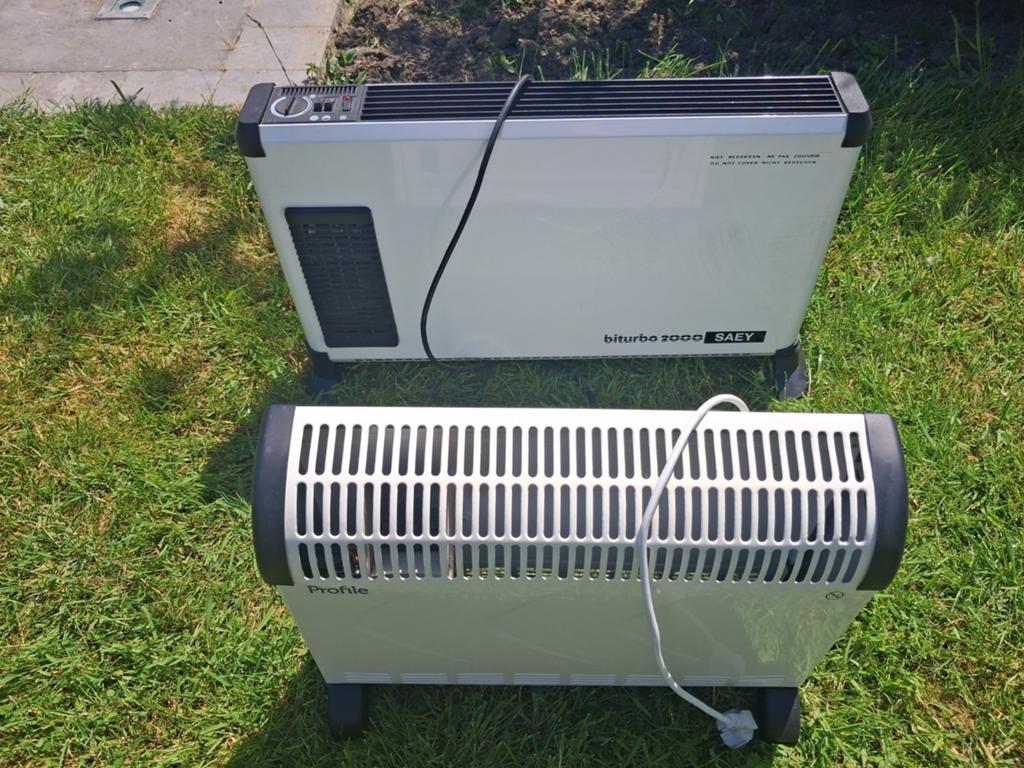 2 elektrische verwarmers voor kleine ruimtes, Huis en Inrichting, Kachels, Ophalen