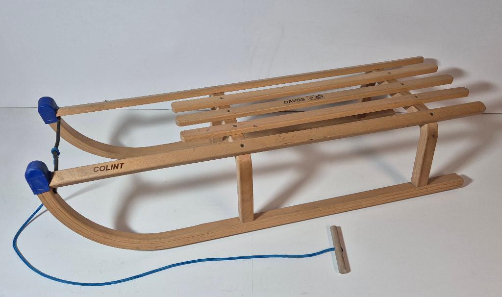 Houten slee Davos Colint, Enlèvement, Comme neuf, Bois
