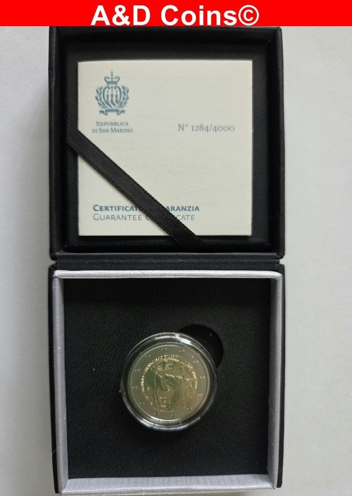San Marino 2 Euro PP 2026, Postzegels en Munten, Ophalen of Verzenden, San Marino, 2 euro, Losse munt