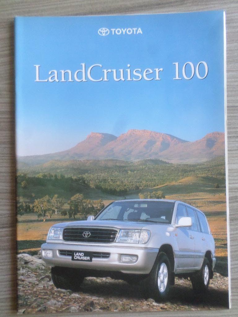 Toyota Land Cruiser 100 Brochure, Ophalen of Verzenden, Toyota