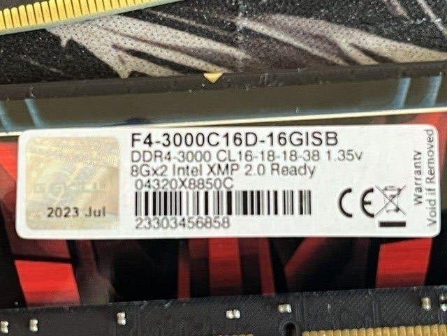 DDR4 RAM Geheugen voor PC 2 x 8gb, Computers en Software, DDR4, Ophalen of Verzenden, Zo goed als nieuw, Desktop