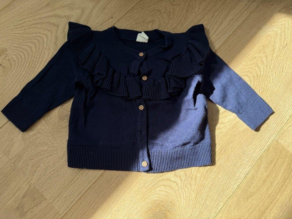 Gilet à volant H&M bleu, Enfants & Bébés, Vêtements de bébé | Taille 68, Neuf, Enlèvement ou Envoi, H&M, Chemisette ou Manches longues