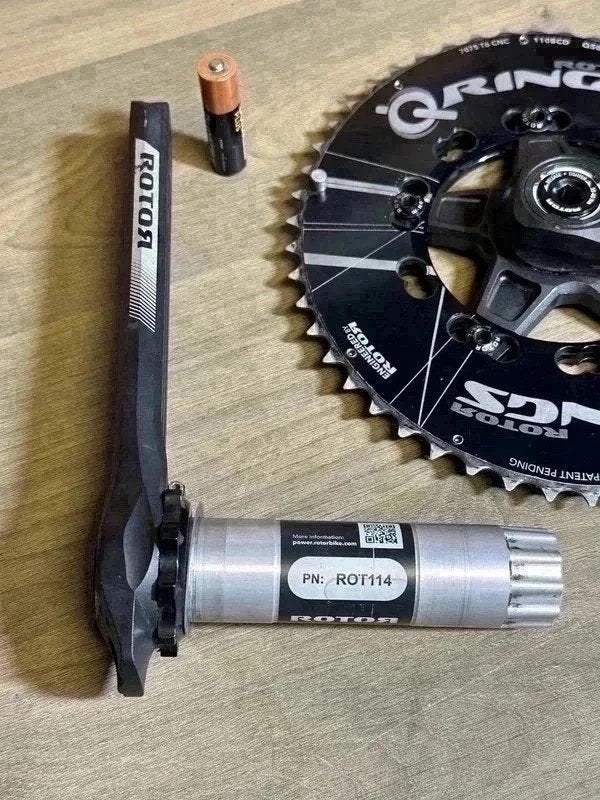 Rotor 3D+ inpower - powermeter, Fietsen en Brommers, Ophalen of Verzenden, Zo goed als nieuw, Racefiets, Crankstel of Pedalen