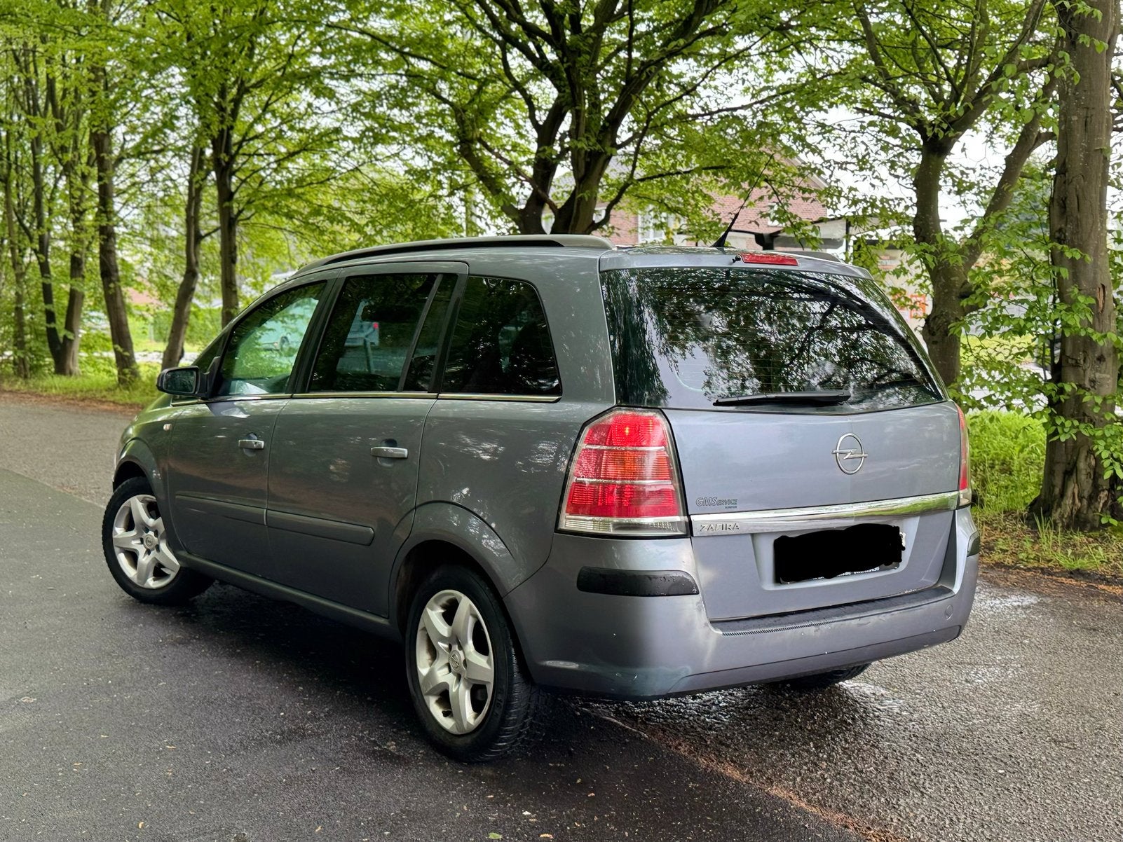 Opel Zafira 1,6 benzine GEKEURD vvk, euro4, 7 plaats, …, Auto's, Opel, Voorwielaandrijving, Monovolume, Zwart, 4 cilinders