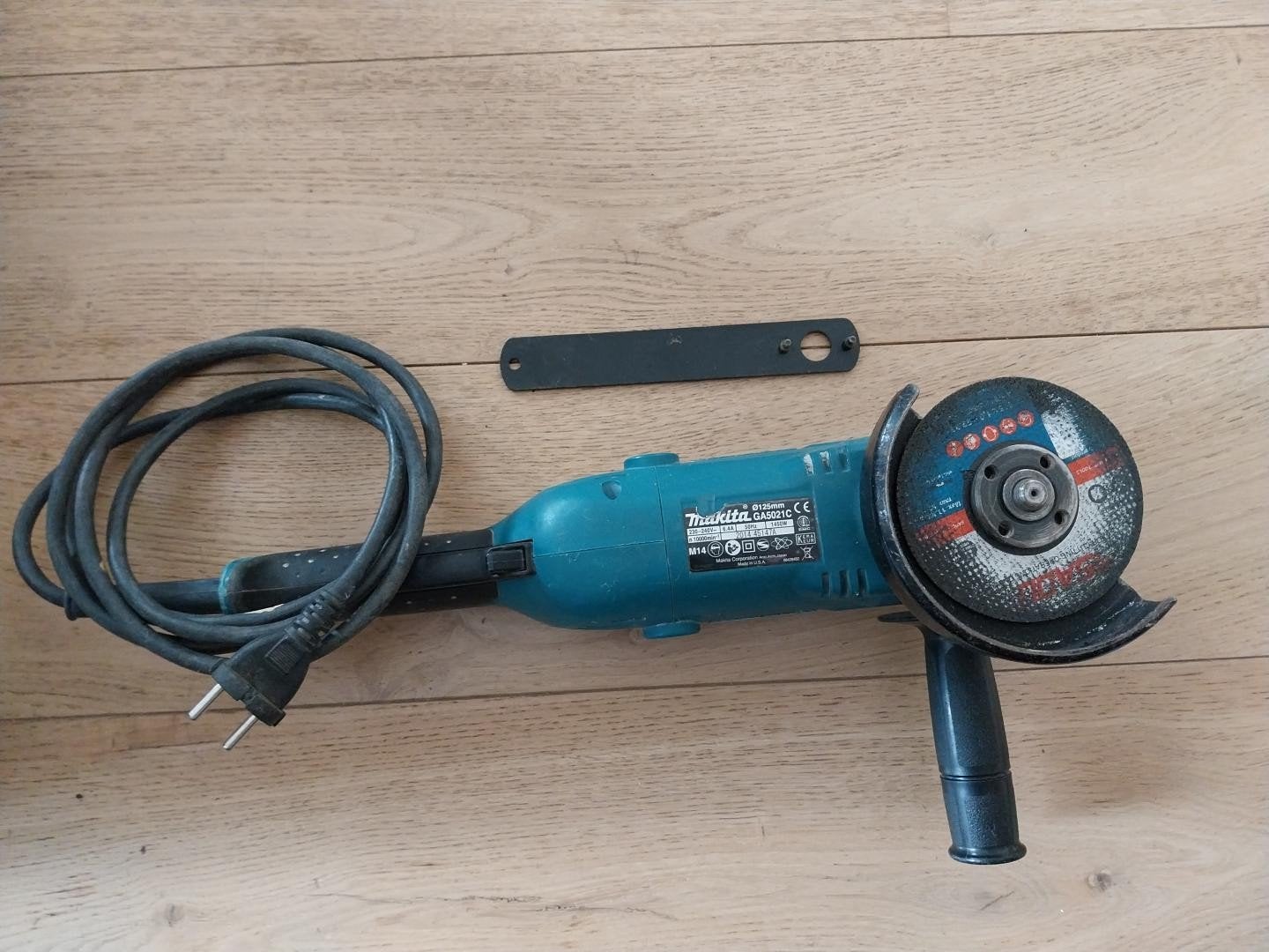 Makita GA5021C haakse slijper 125 mm – 1450 W – goede staat, Ophalen of Verzenden
