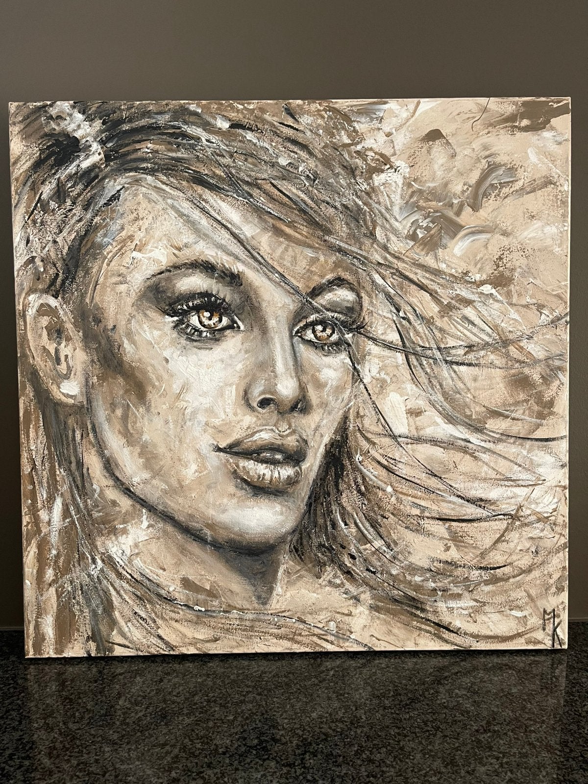 Sensueel 3 D schilderij Mk Art, Antiek en Kunst, Kunst | Schilderijen | Modern, Ophalen