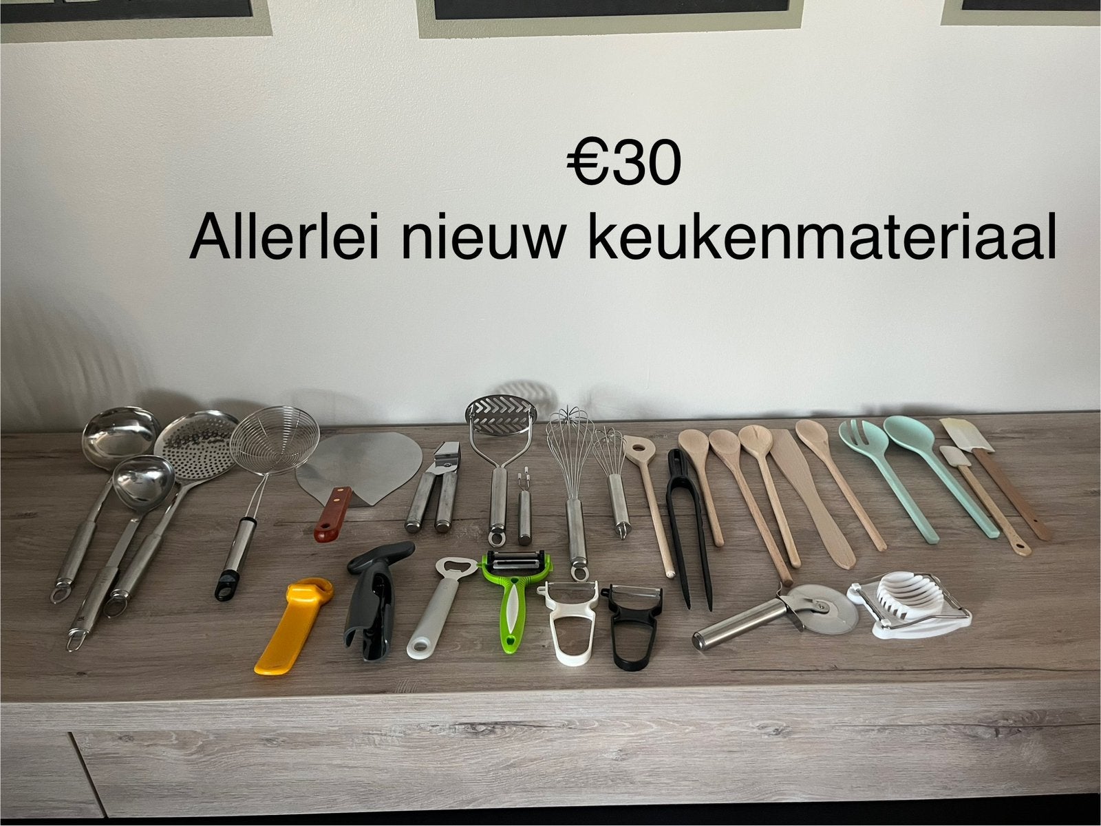 Allerlei keukenmateriaal, Enlèvement, Neuf