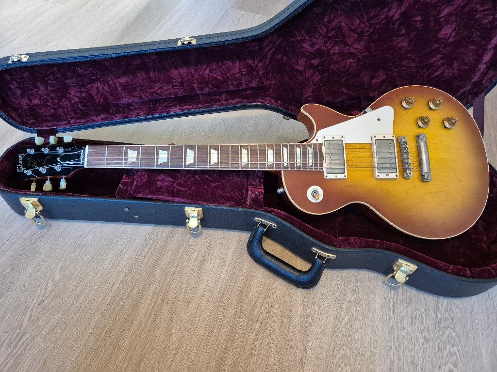 Gibson les paul 2008 VOS reissue 1958 (custom), Muziek en Instrumenten, Ophalen, Gebruikt, Solid body, Gibson
