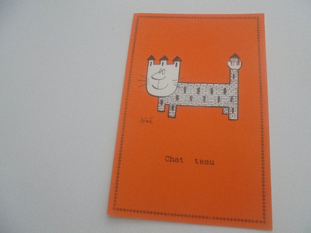 katten -10 fantasie postkaarten, Ophalen of Verzenden, 1960 tot 1980, Ongelopen, Hond of Kat