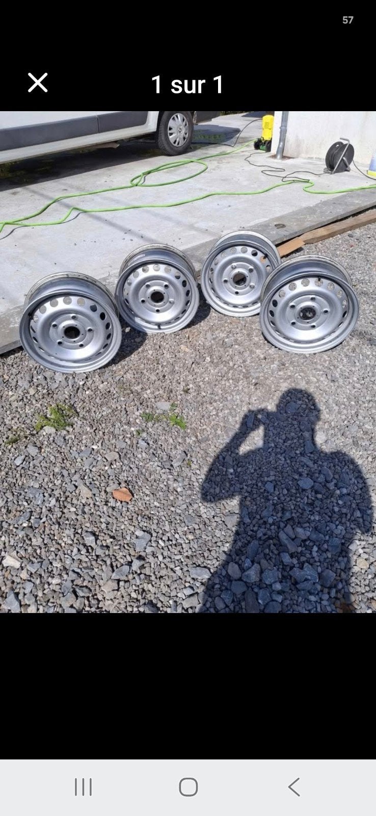 Jantes toles 16 pouces ford transit, Enlèvement