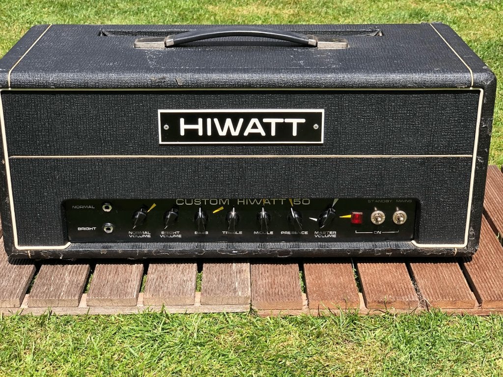 Scorpions Europe Matthias Jabs John Norum 1978 HIWATT, Muziek en Instrumenten, Versterkers | Bas en Gitaar, Gebruikt, Gitaar, 50 tot 100 watt