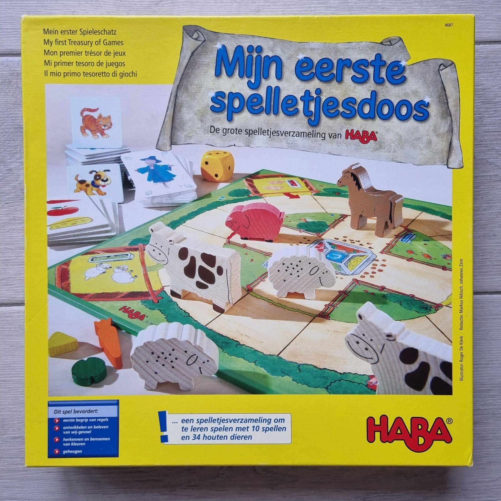 Haba - Mijn eerste spelletjesdoos (10 spellen), Enlèvement