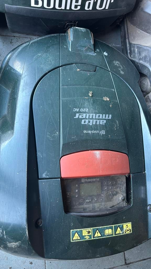 Robot husqvarna 220AC, Ophalen, Gebruikt