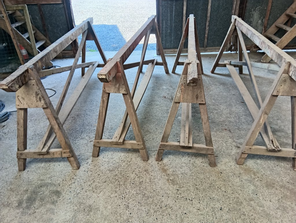Houten schragen, Doe-het-zelf en Bouw, Ophalen