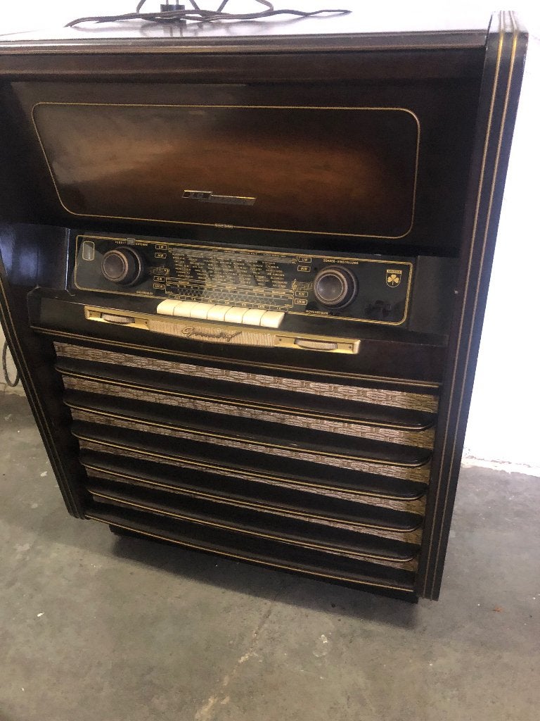 Grundig antieke retro radio/meubel, Antiek en Kunst, Ophalen