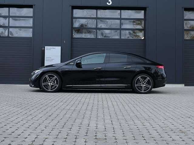 Mercedes-Benz EQE 43 AMG 4-Matic met hyperscreen, Auto's, Automaat, Overige kleuren, Panoramadak, Elektrisch