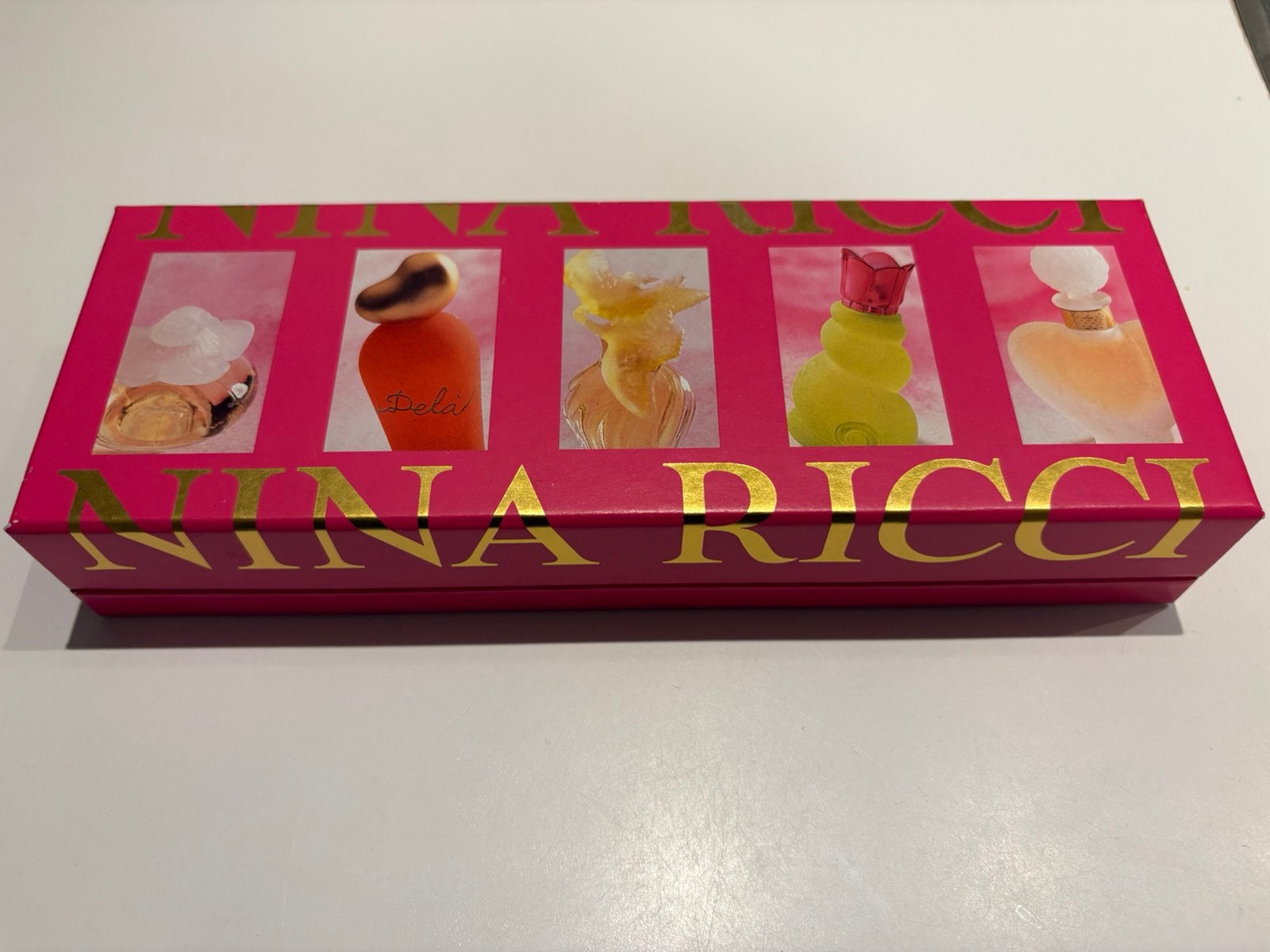 Vintage jaren 90 parfum set nina ricci, Verzamelen, Ophalen of Verzenden, Nieuw