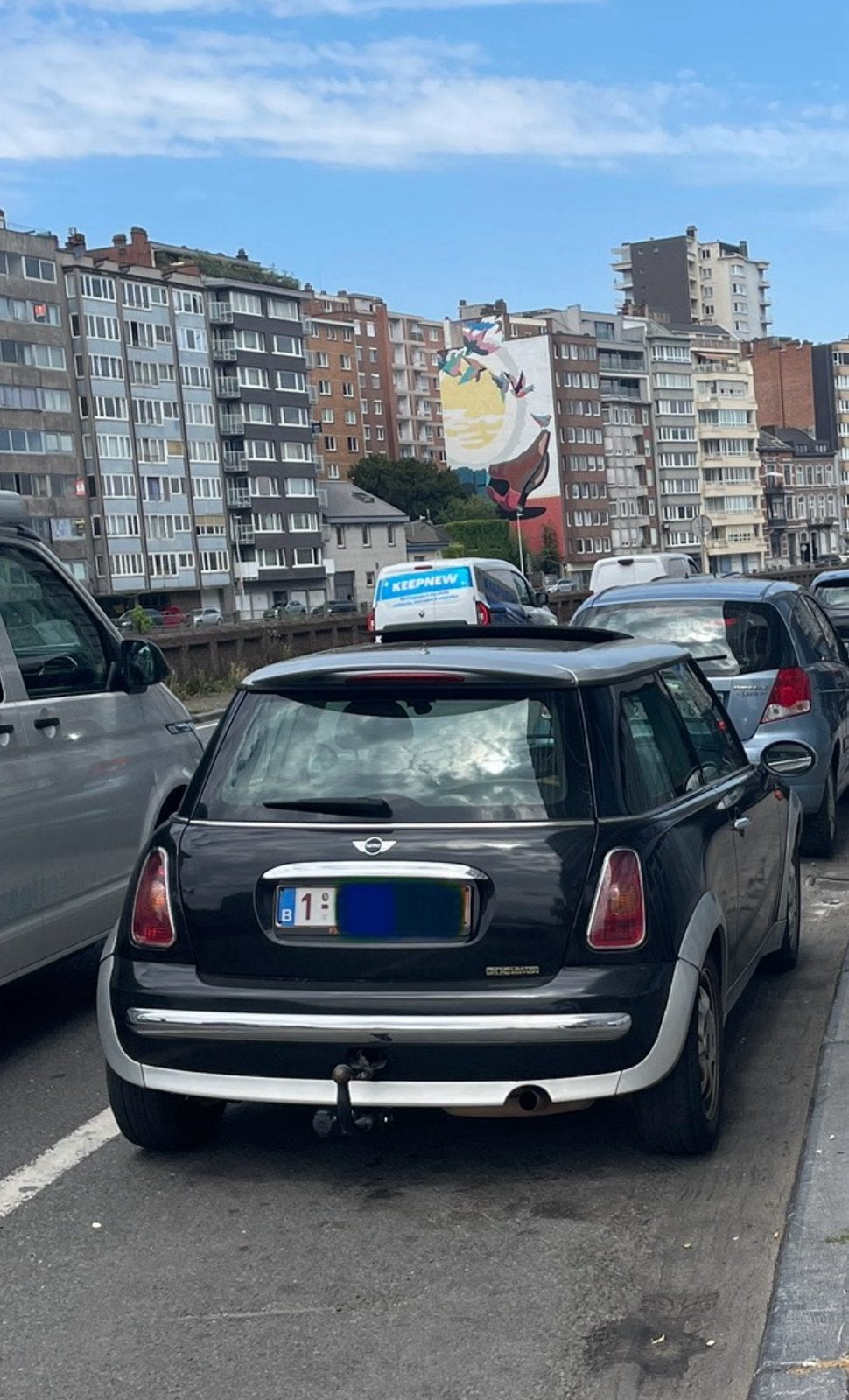 Mini Cooper R 50 Sport 1.6  Avec Contrôle technique, Autos, Cuir, 750 kg, Boîte manuelle, 2 portes