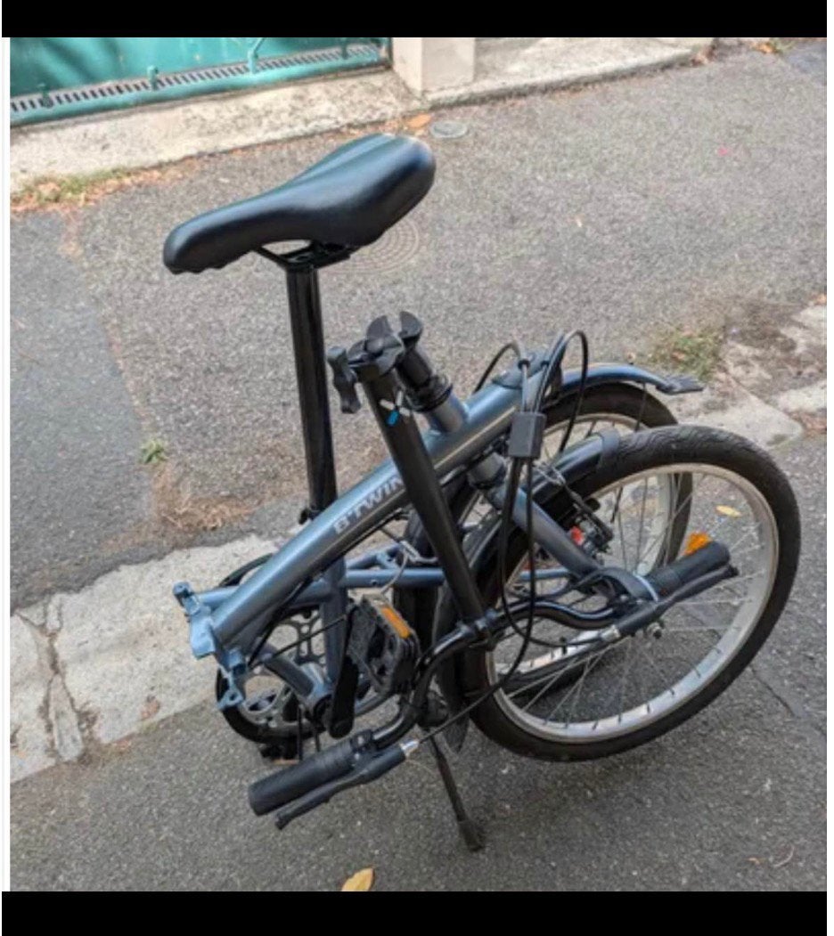 Vélo pliant B’TWIN – Très bon état – 150 €, Enlèvement ou Envoi, Comme neuf, Vitesses