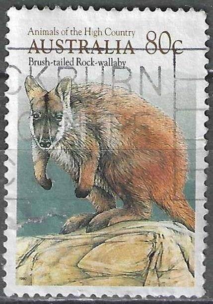 Australie 1990 - Yvert 1150 - Fauna van de Hooglanden (ST), Verzenden, Gestempeld