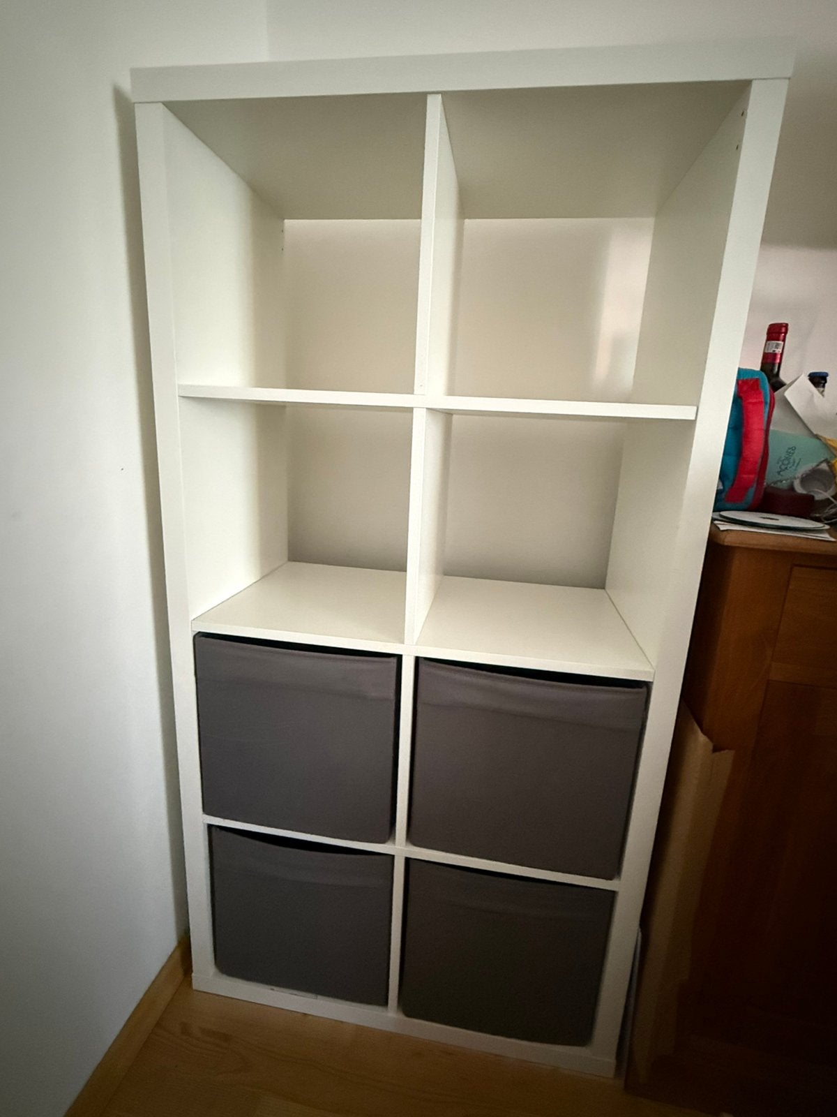 FLYSTA IKEA - Étagère, blanc, 69x132 cm, Enlèvement, Utilisé