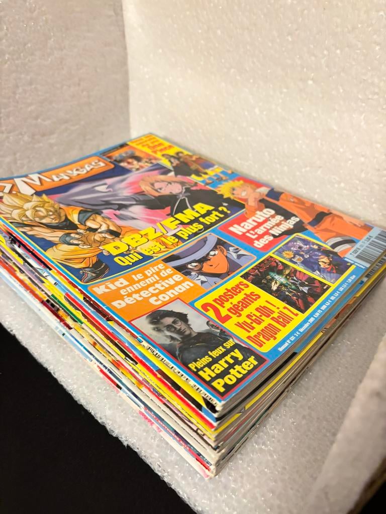 Rare lot 17 magazines Retro Dragon Ball, Naruto, One Piece, Boeken, Ophalen, Zo goed als nieuw