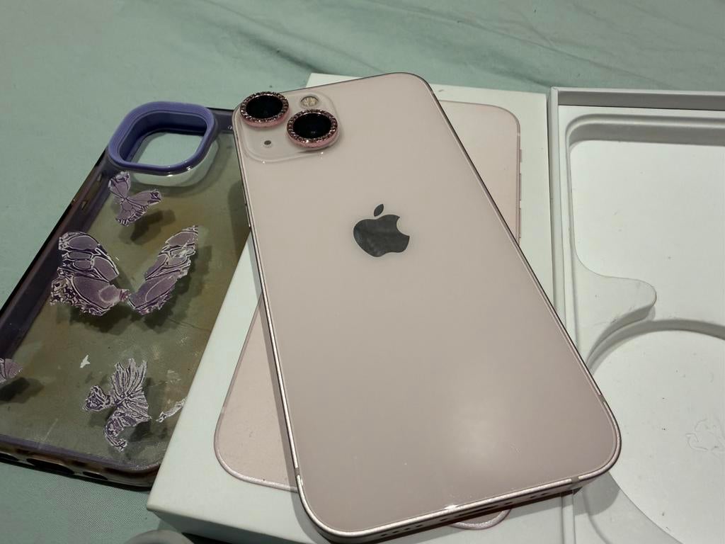 Iphone 13 mini roze 128gb, Telecommunicatie, Mobiele telefoons | Apple iPhone, Ophalen, Zo goed als nieuw, Roze, IPhone 13 mini