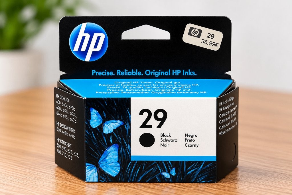 Originele HP 29 Zwarte Inktcartridge – 51629AE – 40 ml, Ophalen of Verzenden, Nieuw, Cartridge, HP ORIGINAL