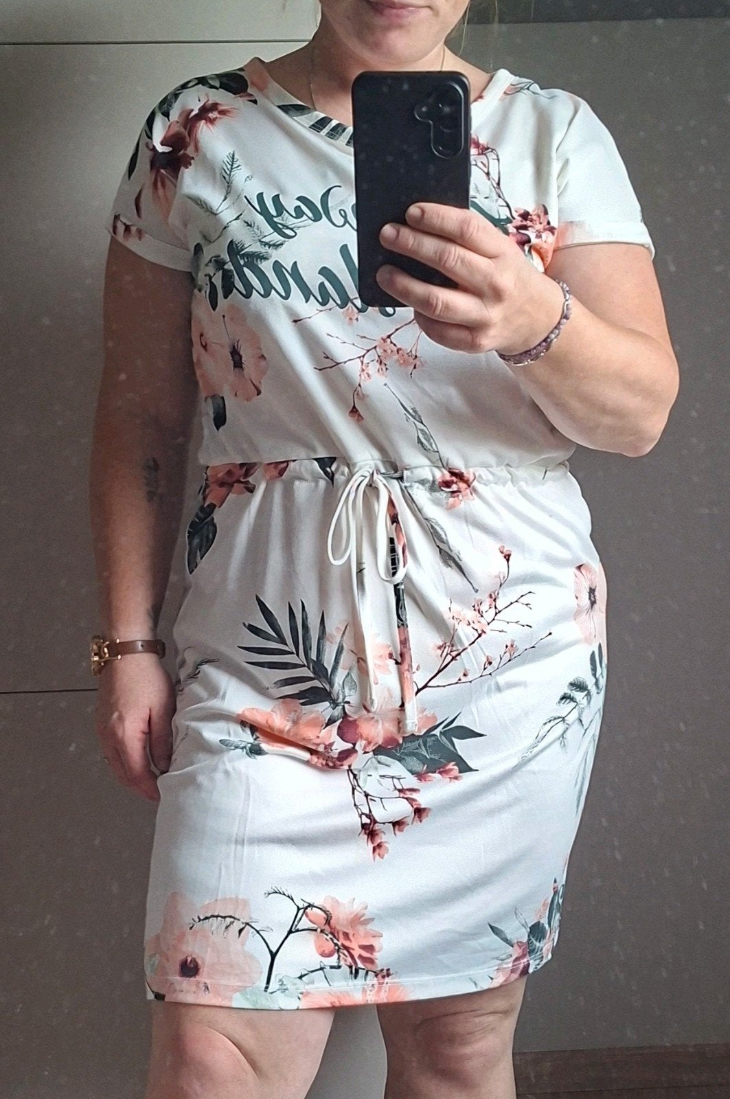 Jurkje met bloemenprint, Ophalen, Meerkleurig, Maat 42/44 (L), Nielsson