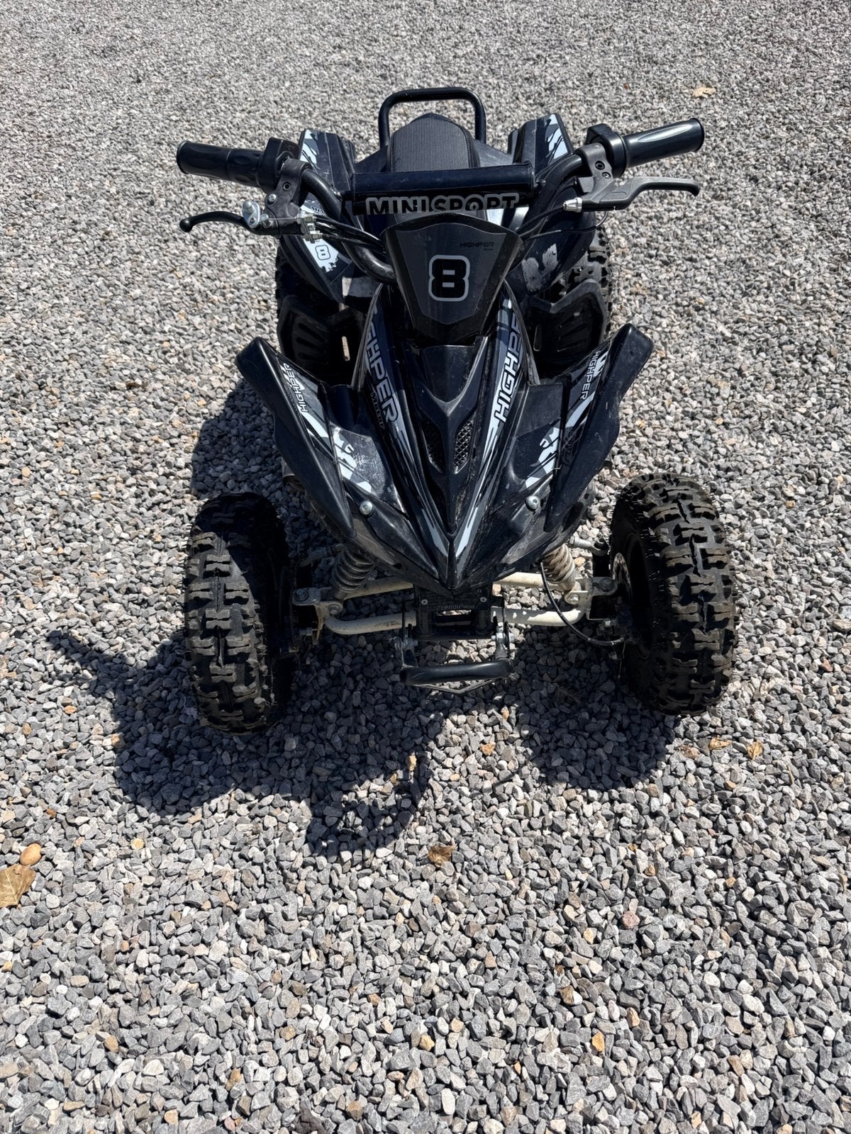 Mini quad, Ophalen, Gebruikt
