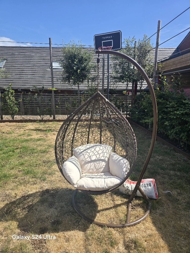 Egg voor tuin, Jardin & Terrasse, Chaises de jardin, Enlèvement, Utilisé, Métal, Ajustable