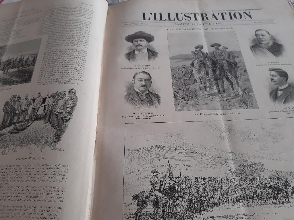 livre relié L'Illustration premier semestre 1896, Collections, Enlèvement ou Envoi, Avant 1920