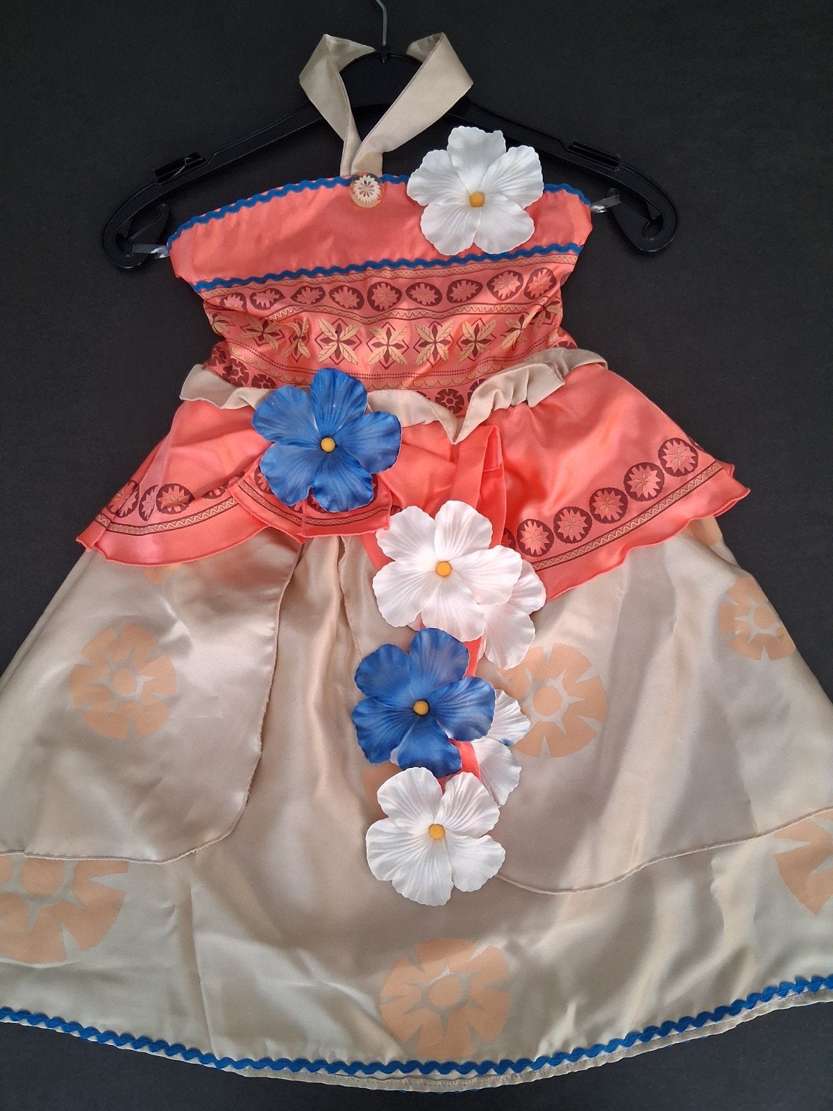 Verkleedkledij prinsessenjurk Vaiana Disneyland maat 128, Kinderen en Baby's, Carnavalskleding en Verkleedspullen, Ophalen of Verzenden