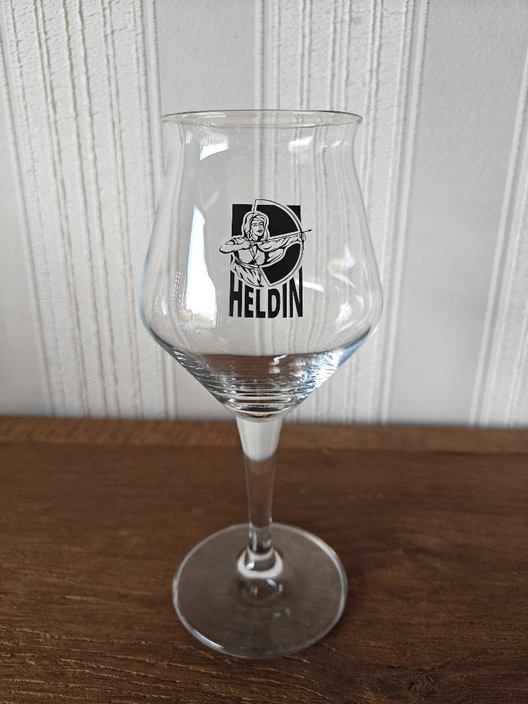 Verre à bière spécial Holdin sur acier, Collections, Enlèvement ou Envoi, Comme neuf, Verre ou Verres, Autres marques