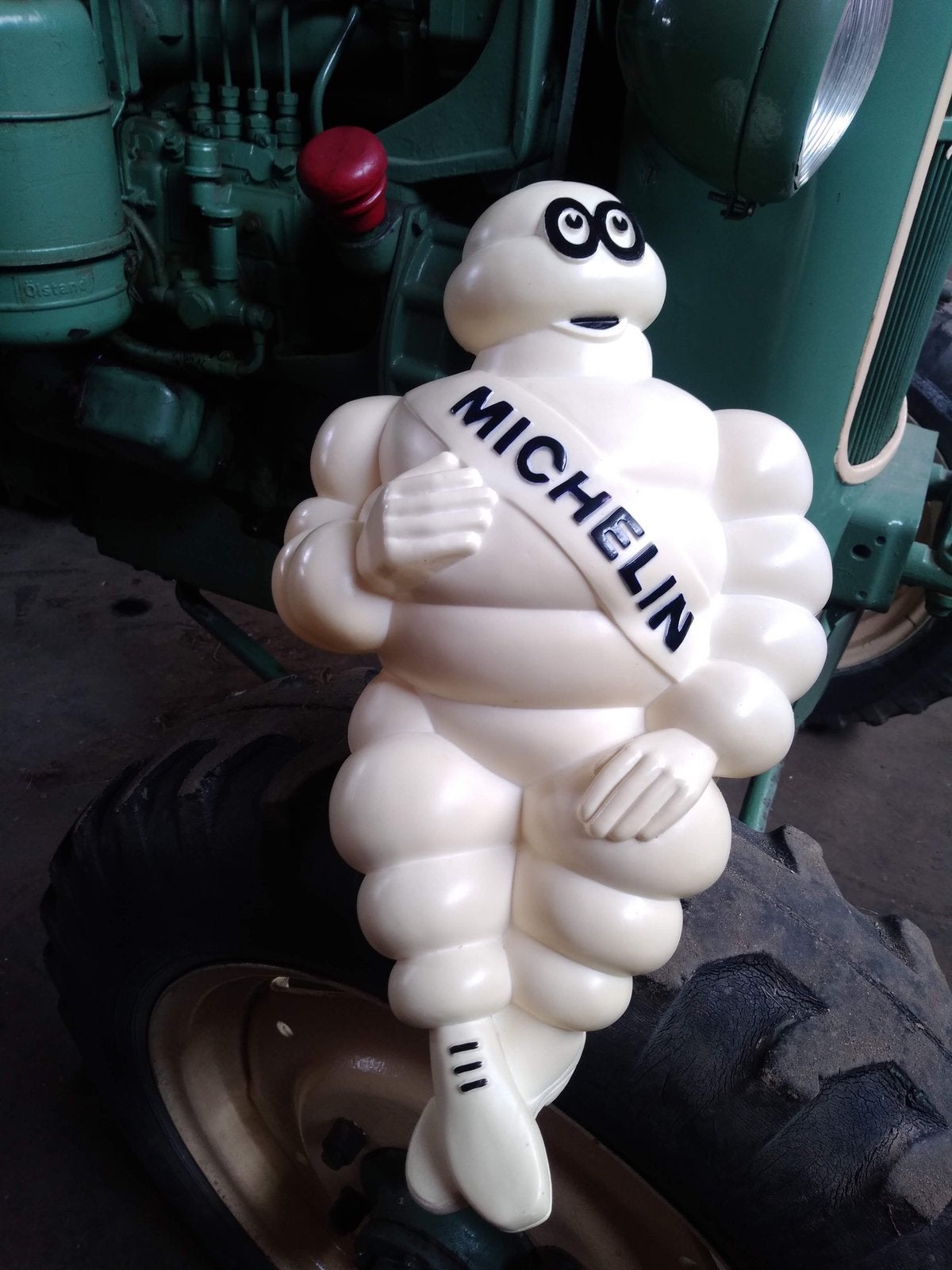 Originele MICHELIN Bibendum Made in France 1967 (47cm), Verzamelen, Ophalen of Verzenden, Gebruikt, Reclamebord