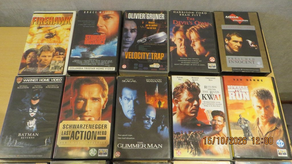 VHS videocassettes  1990 -2000, Cd's en Dvd's, Nederlands ondertiteld, Engels, Vanaf 16 jaar, Ophalen of Verzenden