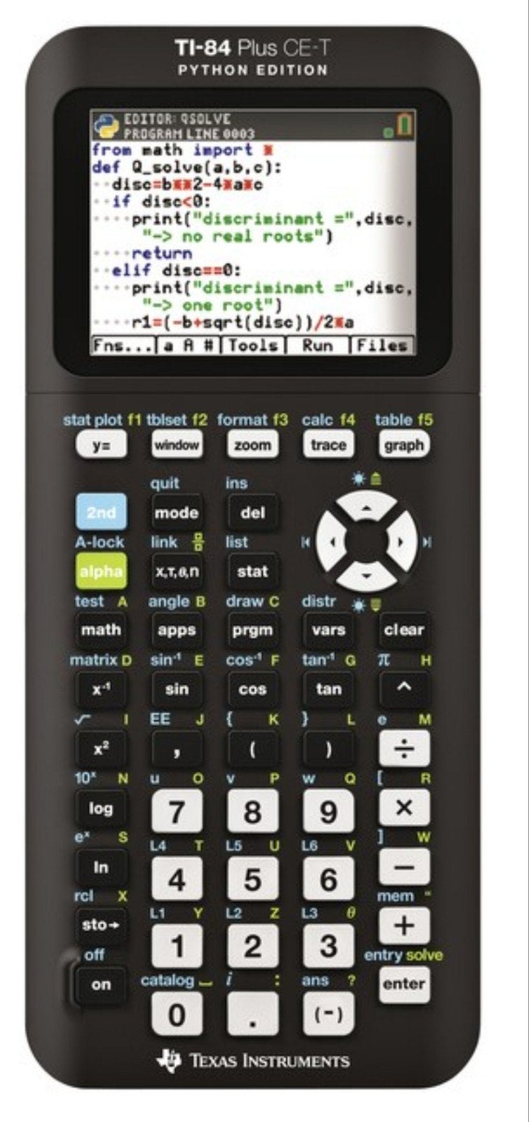 Texas Instruments TI 84 Plus CE T Python-editie, Diversen