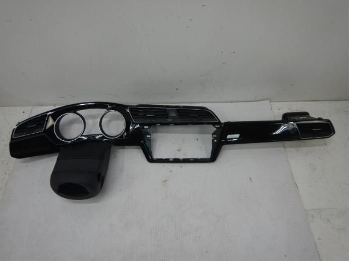 VW Touran 5TA Dashboard Inlegset Hoogglans Zwart, Ophalen of Verzenden, Gebruikt