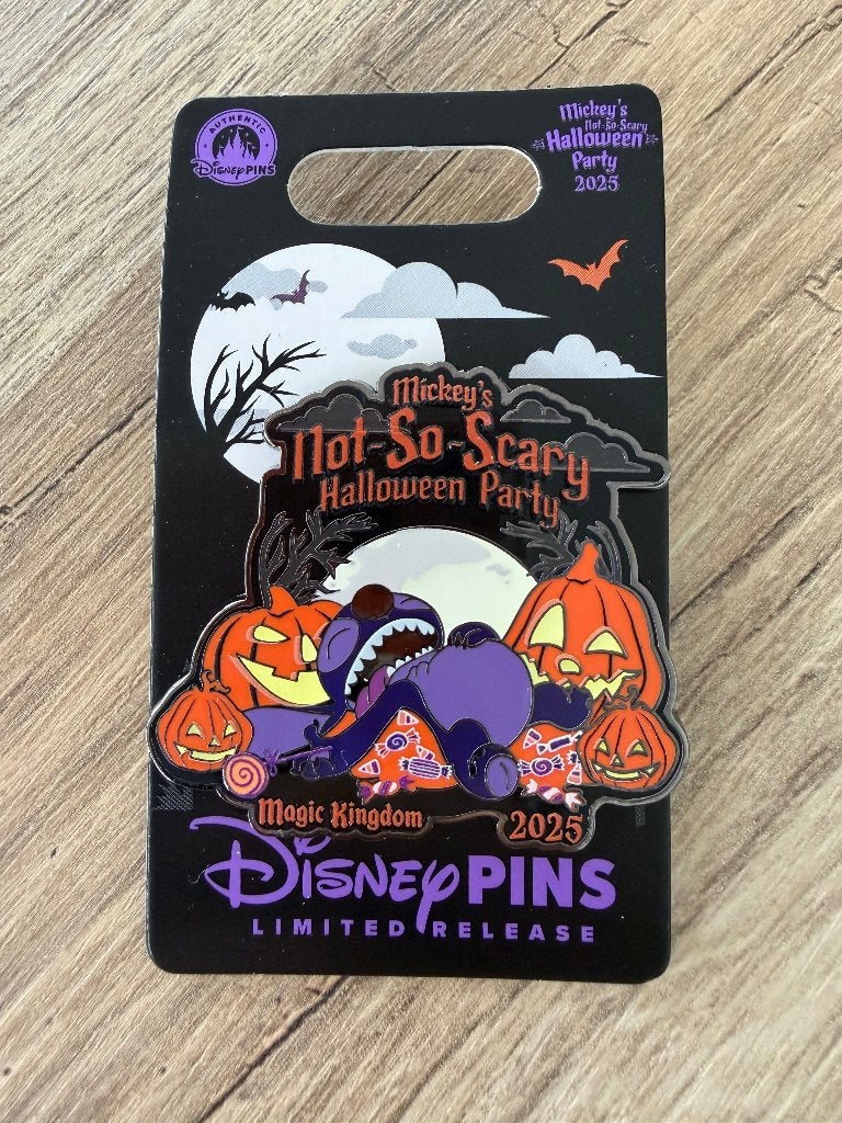 Disney Mickey’s Not So Scary Halloween Party 2025 Pin STITCH, Ophalen of Verzenden, Zo goed als nieuw, Overige typen