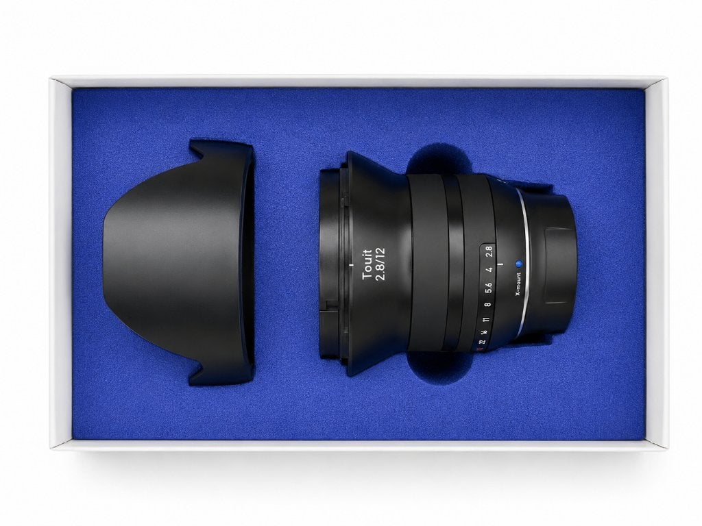 Zeiss Touit 12 mm f/2.8 pour Fujifilm X-mount, Fujifilm, Comme neuf, 12 mm, Objectif grand angle