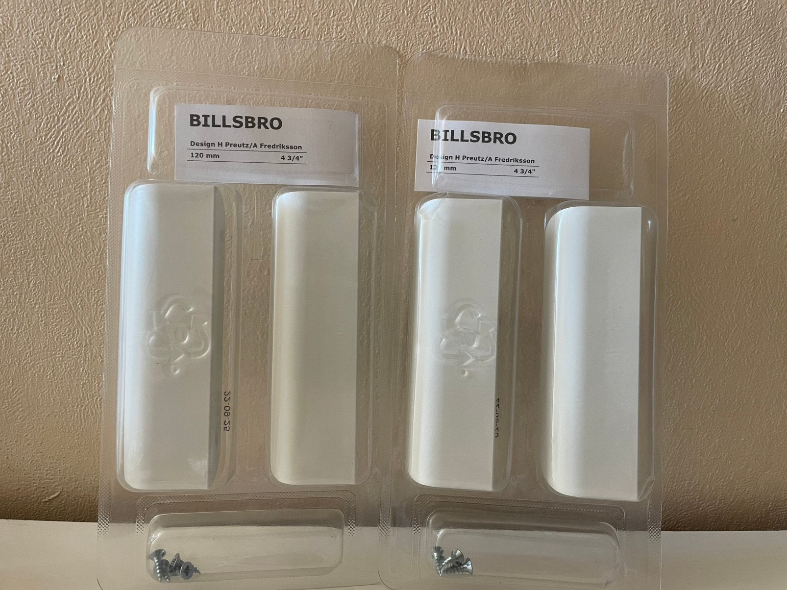 Poignée BILLSBRO IKEA, Enlèvement, Neuf, Métal, Blanc