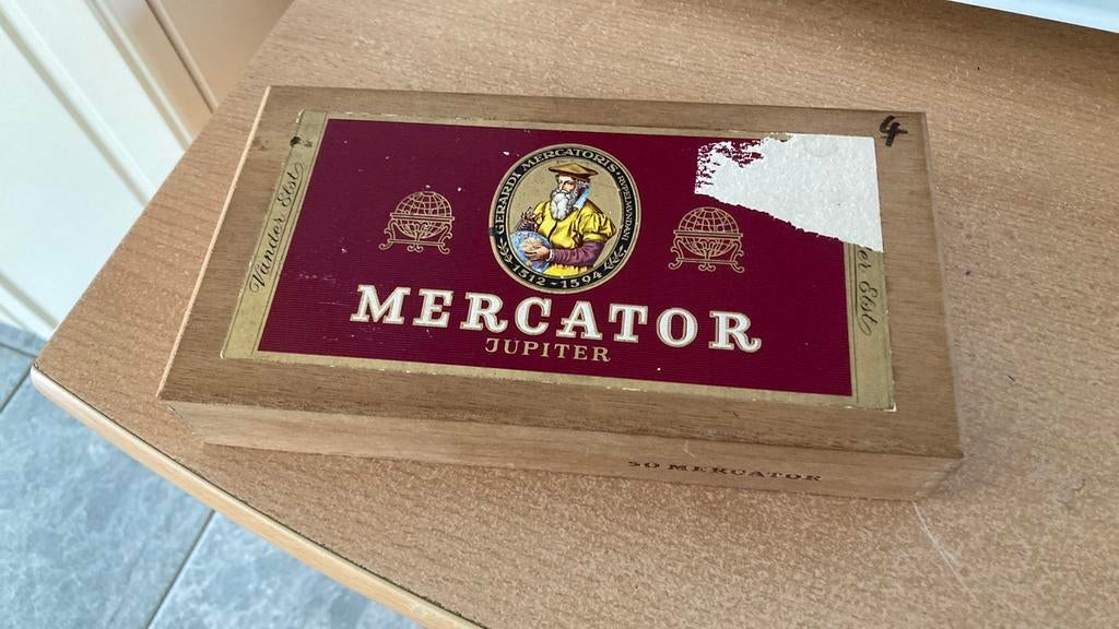 Sigarendoos Mercator, Verzamelen, Ophalen of Verzenden