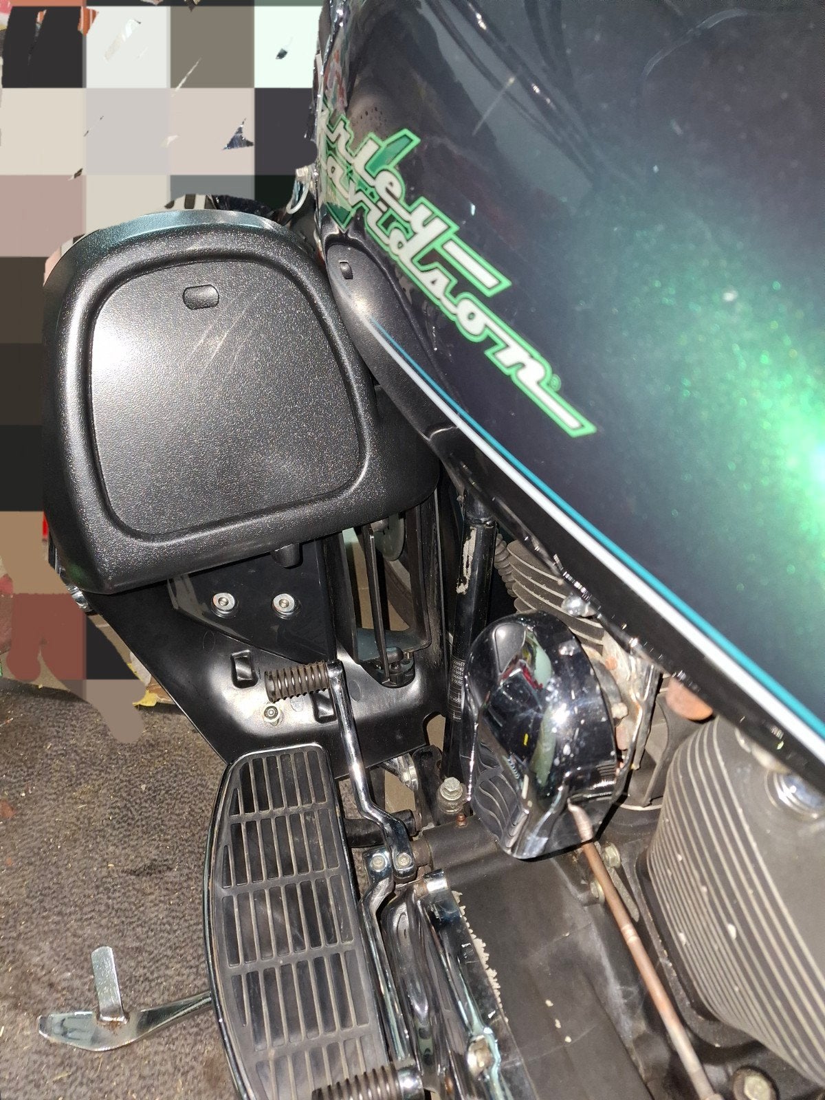 Jambières Harley Davidson, Enlèvement, Utilisé