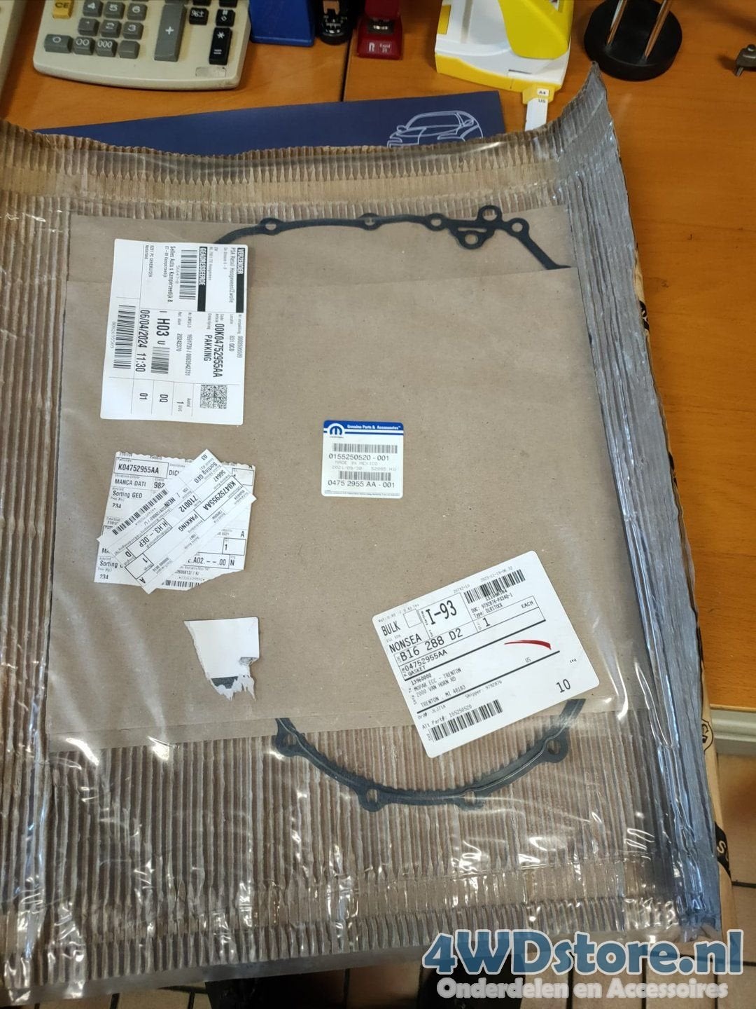 Dodge RAM versnellingsbakpakking 4752955AA, Auto-onderdelen, -, -, Nieuw, Ophalen of Verzenden