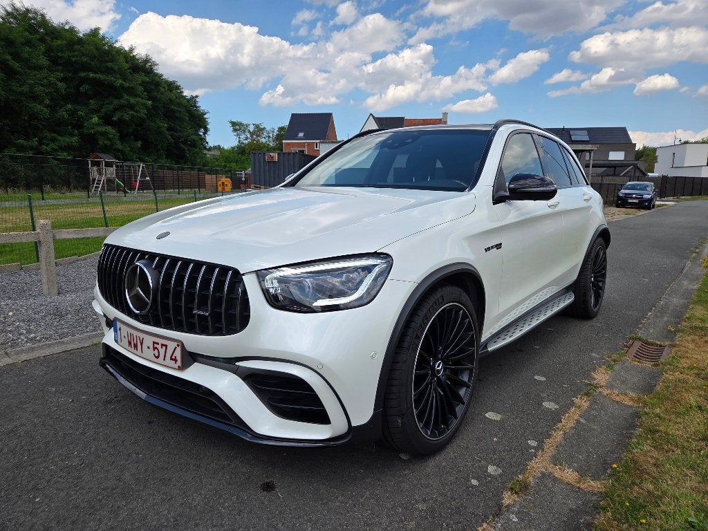 Mercedes GLC 63 AMG - Facelift – Lichte Vracht – 112.000 km, Auto's, Automaat, Dealer onderhouden, 4000 cc, Wit